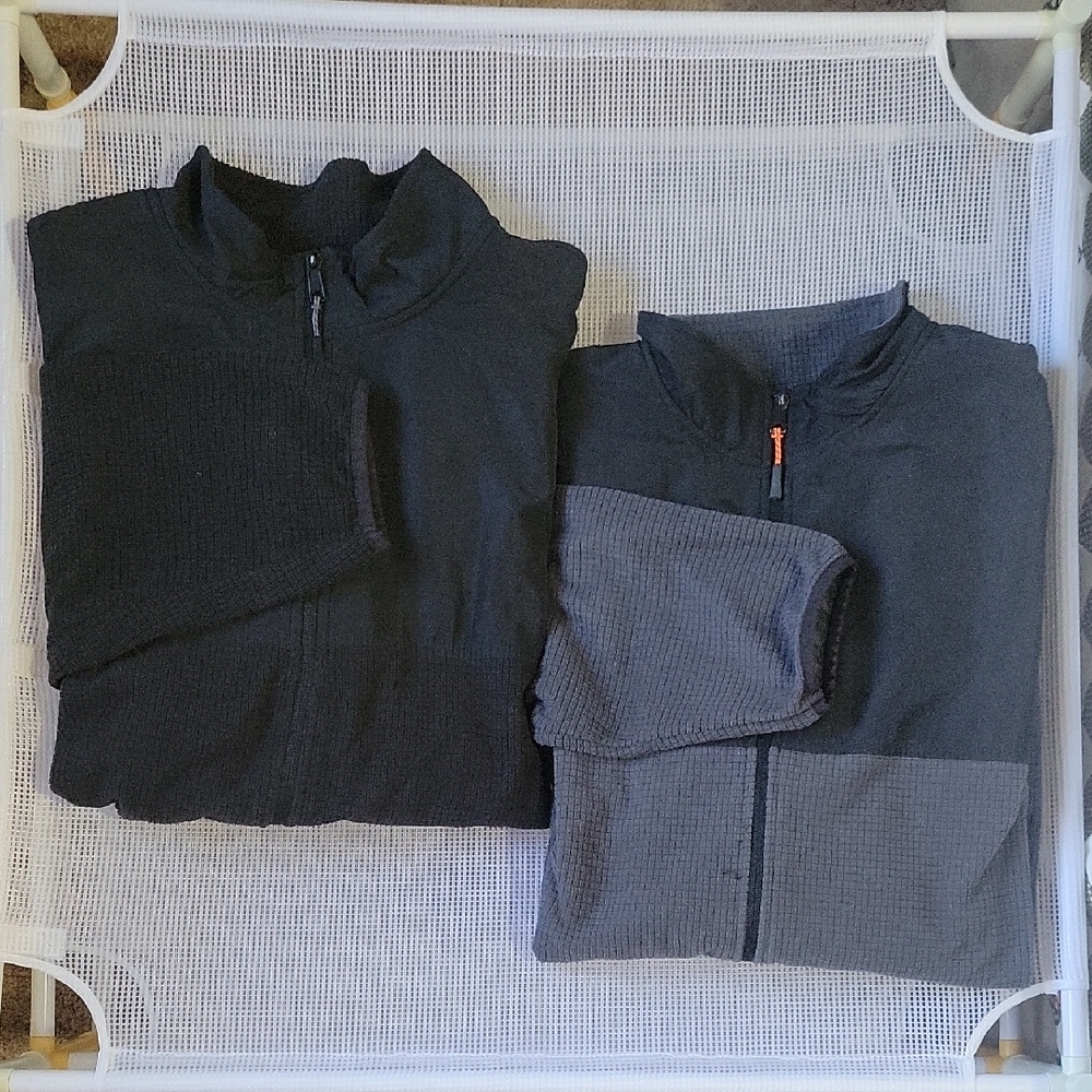 2 Full Length Zip-Up Jackets